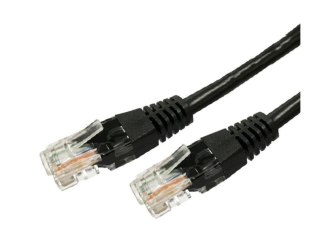 Kabel TB Patchcord miedziany kat.6a RJ45 UTP 3m czarny paczka 10 sztuk