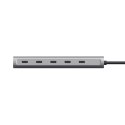 Trust HUB USB-C Halyx 5-portowy koncentrator zasilania szybki srebrny