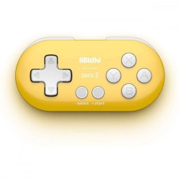 Gamepad 8BitDo Zero 2 Yellow Bluetooth do Android i Nintendo Switch