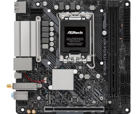 Płyta główna ASRock B760M-ITX/D4 WiFi 6E LGA1700 mini ITX DDR4 M2 USB C