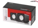 Głośniki komputerowe Audiocore AC870B 6W USB eleganckie stereo czarne