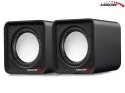 Głośniki komputerowe Audiocore AC870B 6W USB eleganckie stereo czarne