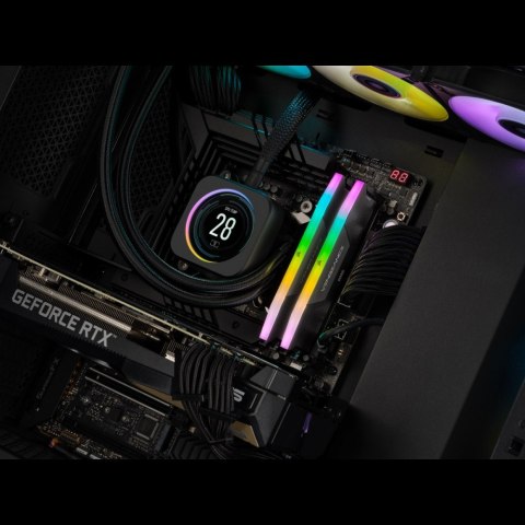Pamięć RAM Corsair Vengeance RGB DDR5 32GB 5200MHz CL40 2x16 z radiatorem