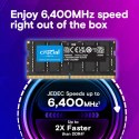 Pamięć Crucial DDR5 SODIMM 24GB 6400MHz szybka dla laptopów