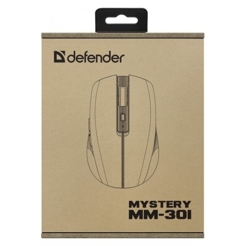 Mysz Defender MYSTERY MM-301 bezprzewodowa fioletowa 1600DPI z podświetleniem