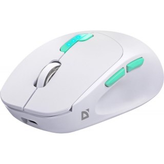 Mysz Defender NITTA MM-307 bezprzewodowa 1600DPI BIAŁA biurowa