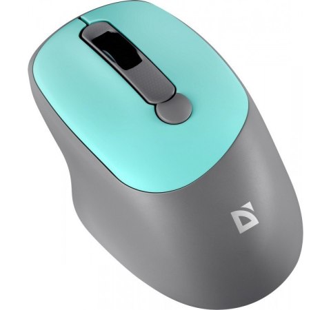 Mysz Defender FEAM MM-296 RF bezprzewodowa silent click mint