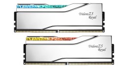 Pamięć RAM G.SKILL Trident Z5 Royal DDR5 32GB 2x16 6400MHz CL32 RGB srebrna