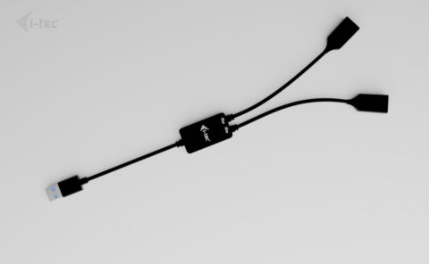 HUB I-tec USB-A 2 porty mały elastyczny adapter z szybkim transferem