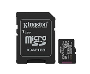 Karta pamięci microSD Kingston 128GB Canvas Select+ G3 150MB/s z adapterem