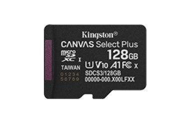 Kingston Karta pamięci microSD 128GB Canvas Select+ 150MB/s A1