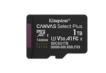 Karta Kingston microSD 1TB Canvas Select+ G3 szybka 150MB/s