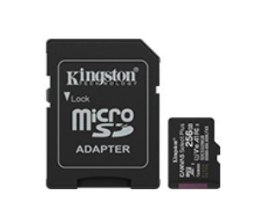 Karta pamięci Kingston 256GB Canvas Select+ microSD 150MB/s A1