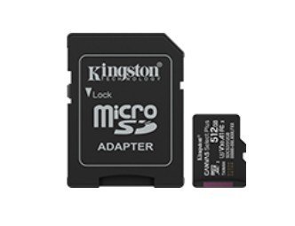 Karta microSD Kingston 512GB Canvas Select+ szybka A1 z adapterem