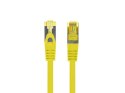 Lanberg Patchcord kat.6a S/FTP LSZH CU 0.25m żółty sieciowy kabel