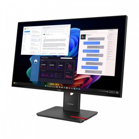 Monitor Lenovo ThinkVision T27UD-40 27 cali 4K UHD IPS USB C pivot biurowy