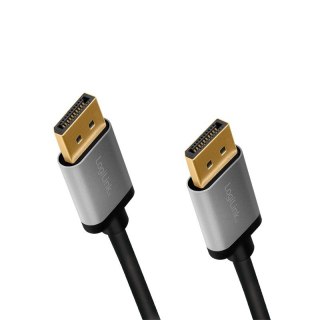 LogiLink Kabel DisplayPort 4K 60 Hz DP/M do DP/M aluminiowy 1m