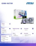 MSI Karta graficzna GeForce RTX 5080 GAMING TRIO OC WHITE 16G GDDR7 256bit