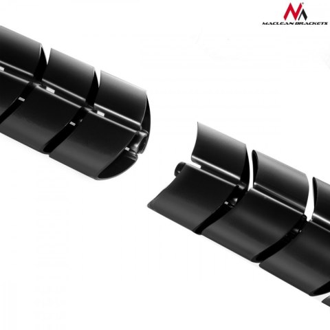Organizator kabli Maclean MC-768 B czarny metalowy 80cm