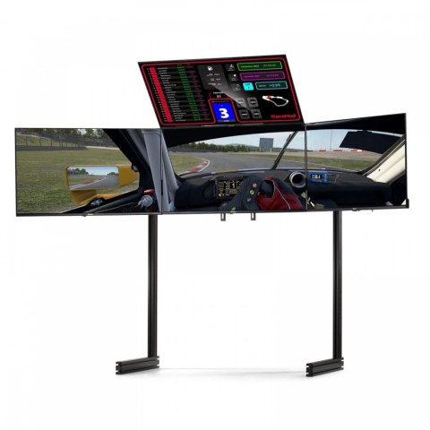 Stojak Next Level Racing Elite na 4 monitory czarny wolnostojący aluminiowy