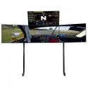 Stojak Next Level Racing Elite na 4 monitory czarny wolnostojący aluminiowy