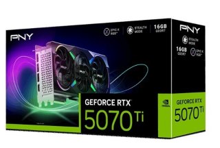 Karta graficzna PNY GeForce RTX 5070 Ti OC 16GB 256-bit wydajna do gier