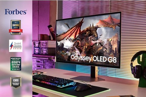 Monitor Samsung Odyssey OLED G8 32 cali 4K 240Hz FreeSync G Sync gamingowy