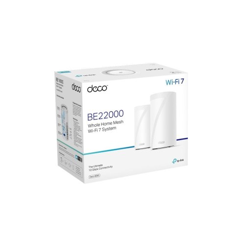 Router mesh TP-Link Deco BE85 2 pack WiFi 7 6 GHz 10 Gb trójzakresowy mocny