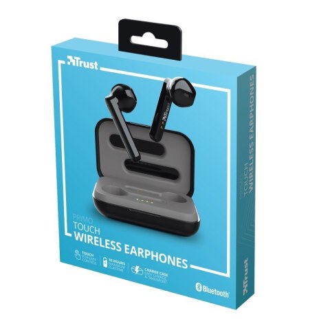 Trust Słuchawki bezprzewodowe Primo Touch Bluetooth czarne