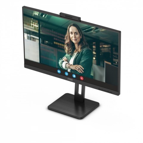 Monitor AOC 24P3QW 24 cali IPS Full HD 75Hz HDMIx2 DP Pivot kamera głośniki