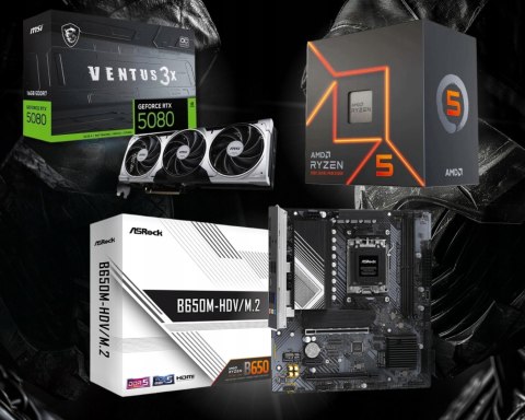 BSG Raptor V38 AMD Ryzen 5 NVIDIA GeForce RTX 5080 64GB DDR5 2000GB SSD Windows 11 Pro