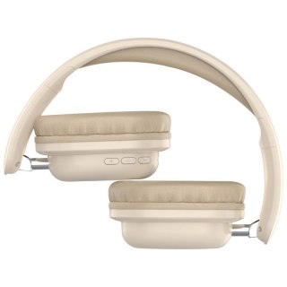 Słuchawki bezprzewodowe Defender FREEMOTION B640 beżowe nauszne z Bluetooth
