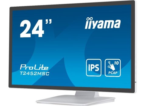 Monitor iiyama ProLite T2452MSC-W1 24 cali Full HD IPS dotykowy 10 pkt HDMI