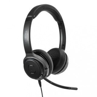 Targus Słuchawki Bluetooth 5.0 z redukcją szumów nauszne czarne