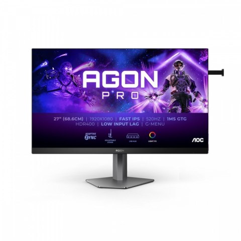 Monitor AOC AG276FK 27 cali Full HD 520Hz Fast IPS esportowy 1ms HDR400 LED