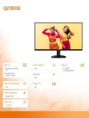 Monitor AOC Q27B35E 27 cali QHD IPS 75Hz HDR10 1ms HDMI DP Low Blue Light