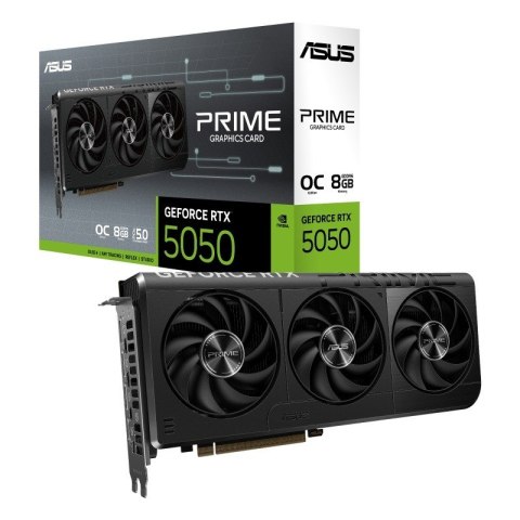 Karta graficzna Asus GeForce RTX 5050 PRIME OC 8GB GDDR6 HDMI DP gaming