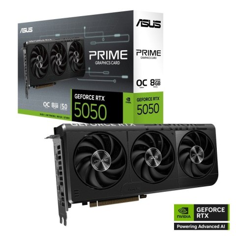 Karta graficzna Asus GeForce RTX 5050 PRIME OC 8GB GDDR6 HDMI DP gaming