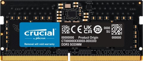 Crucial Pamięć do notebooka DDR5 SODIMM 32GB/5600 CL46 (16Gbit) Tray