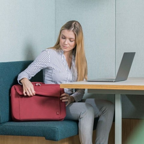 Torba na laptopa DICOTA Eco Multi BASE 15-17.3 czerwona ekologiczna