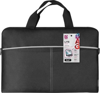Torba Defender Lite 15 6 szara na laptopa praktyczna z kieszenią