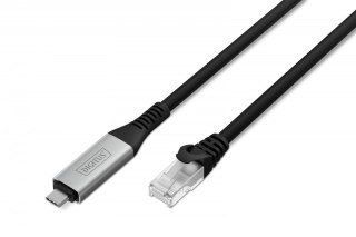 Kabel Digitus USB-C RJ45 1 Gbit/s 2m kompaktowy adapter sieciowy