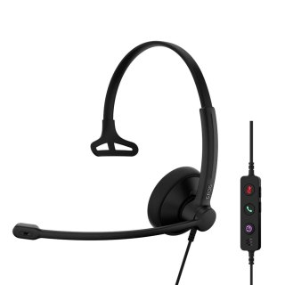 Słuchawki EPOS IMPACT 100 MS Mono lekkie do call center USB-C/A