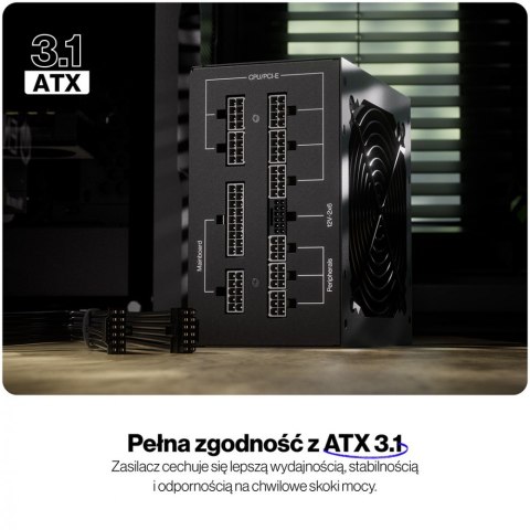 Zasilacz Endorfy Supremo FM6 750W wydajny modularny 80+ Gold