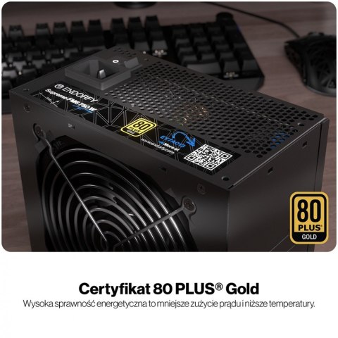 Zasilacz Endorfy Supremo FM6 750W wydajny modularny 80+ Gold