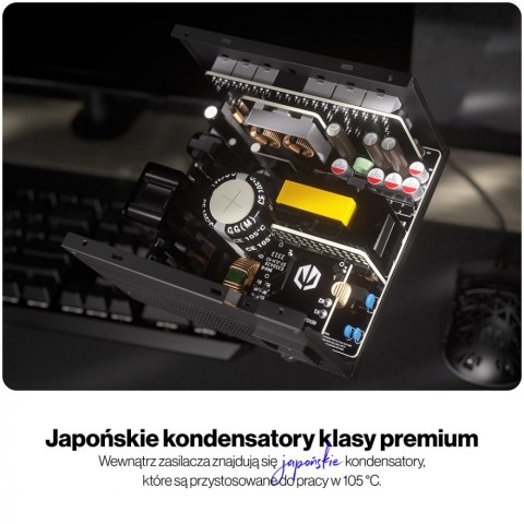 Zasilacz Endorfy Supremo FM6 750W wydajny modularny 80+ Gold