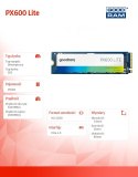 GOODRAM SSD PX600 Lite 256GB M.2 Gen4 NVMe szybki i wydajny