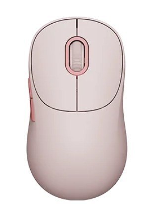 Myszka bezprzewodowa Xiaomi 3 różowa ergonomiczna Bluetooth
