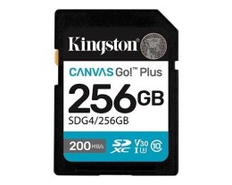 Karta SD Kingston Canvas Go Plus 256GB szybka do 4K UHD