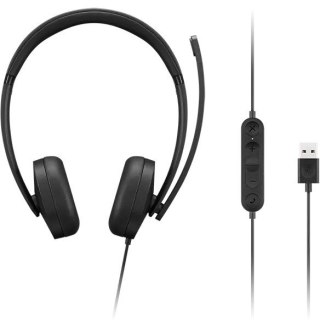 Zestaw słuchawkowy Lenovo USB-A Gen 2 lekki stereo z mikrofonem